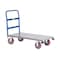 Little Giant Platform Truck, Bumpers, 8" Polyurethane, Brakes, 3600 lbs Cap, 24x48 NCB24488PYBK - alternate 1